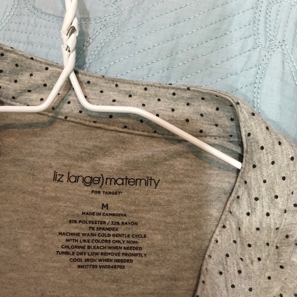 Polka dot maternity shirt - Picture 3 of 3